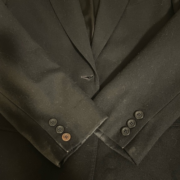 Pendleton Petite Black Wool Blazer | Tailored Fit | Women’s Medium (Tag Missing) - Picture 7 of 7